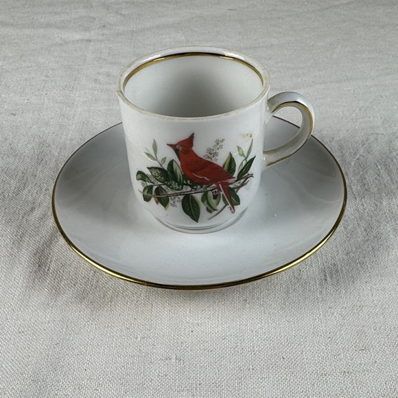 Schumann Arzberg Other - Vintage Bavaria Demitasse Cup & Saucer Cardinal | Schumann Arzberg Germany